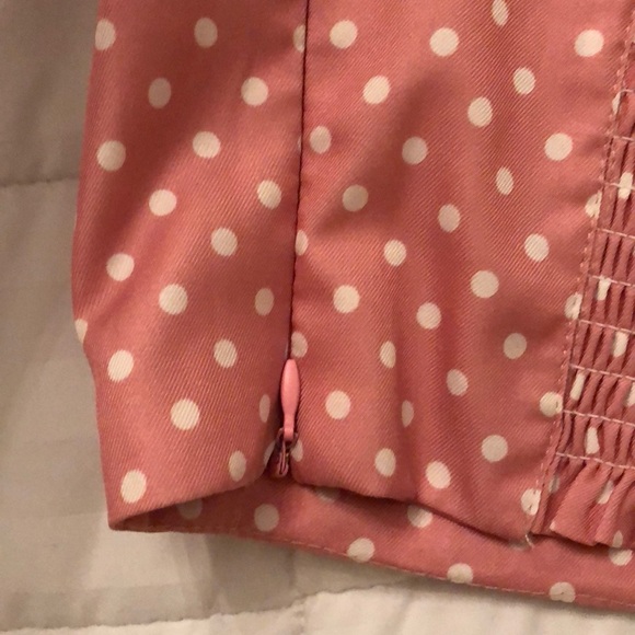 Flirty Pink Polkadot Crop Top - Picture 4 of 5